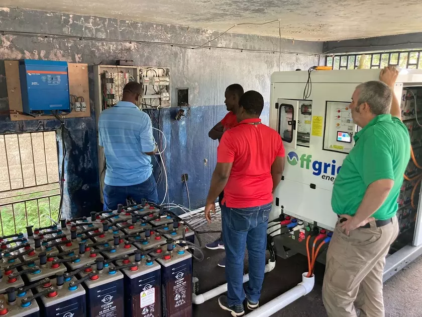 Power cube in Haiti